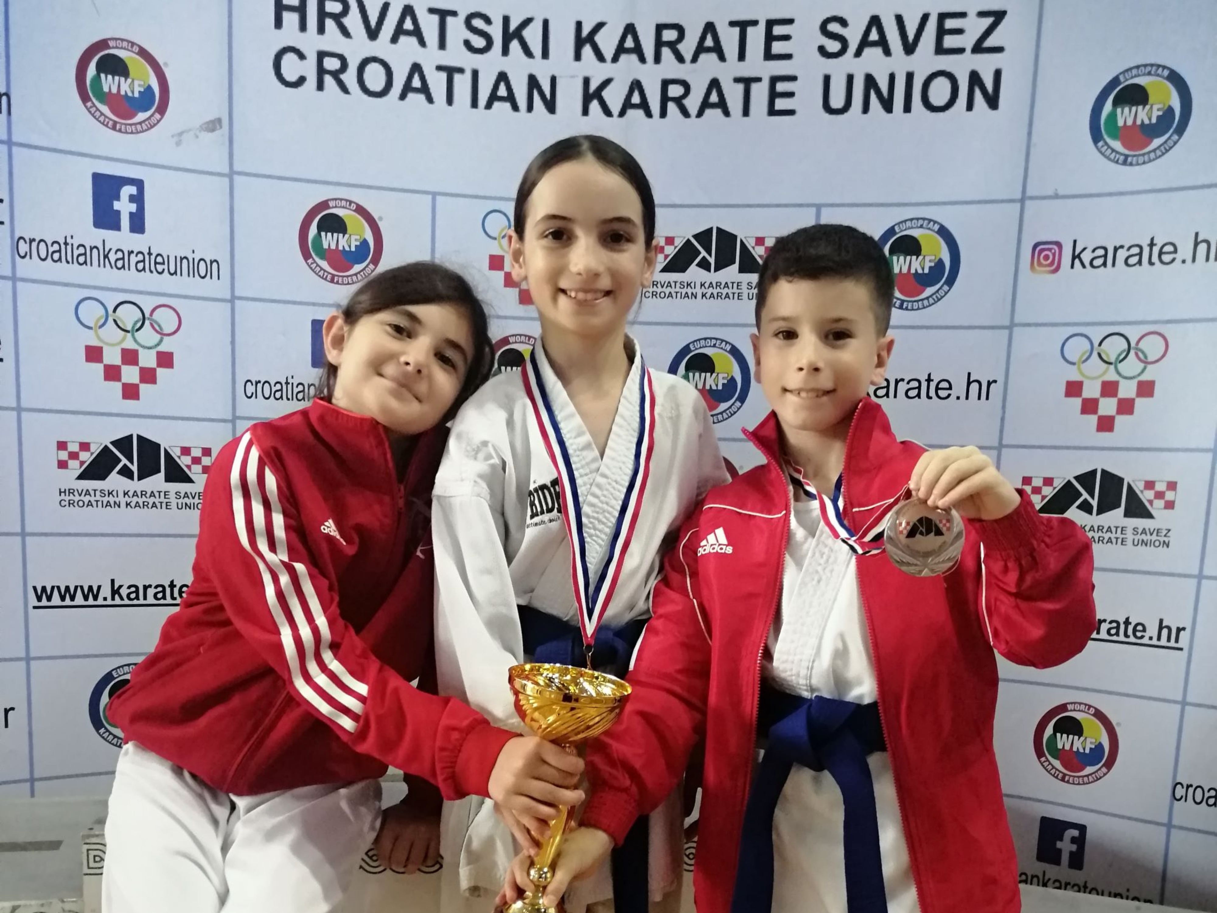 Porečani osvojili tri medalje na Prvenstvu Hrvatske za mlađi uzrast u karate borbama